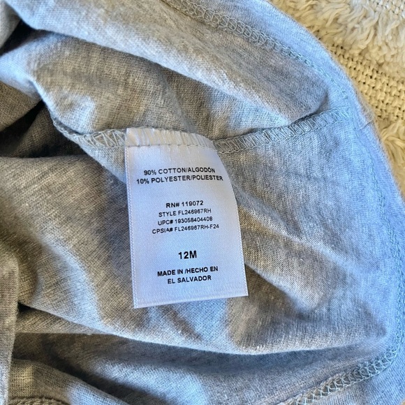 In My Ms Rachel Era grey cotton baby t-shirt size 12 months - Picture 4 of 4